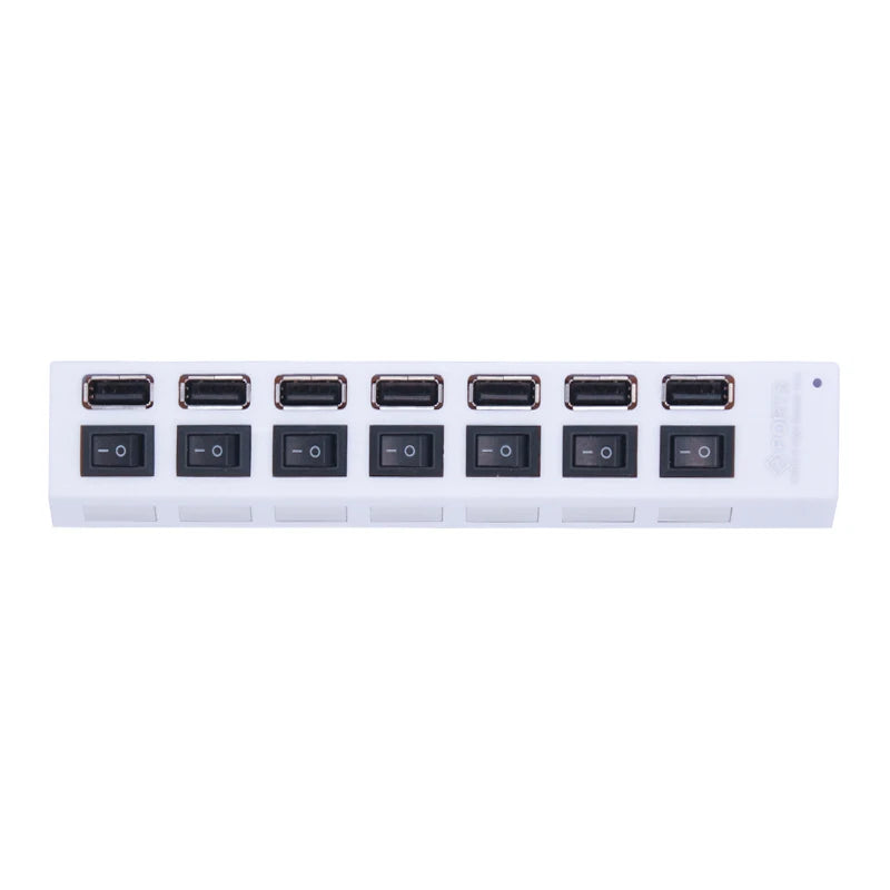 USB 2.0 Hub – 4/7 Ports with Individual Switches