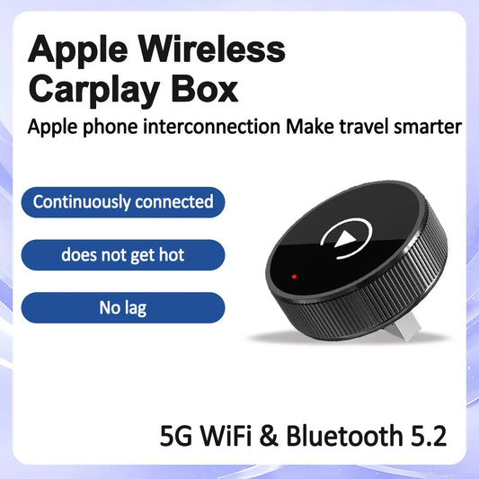 2in1 AI Smart Box For Car With Wired CarPlay Car Intelligent Systems Wireless CarPlay Dongle Wireless Android Auto Adapter