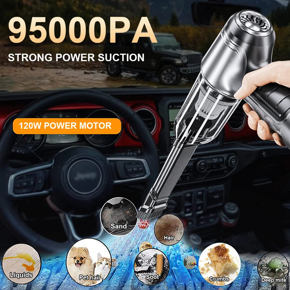 Cordless Car Vacuum Cleaner – 95000PA