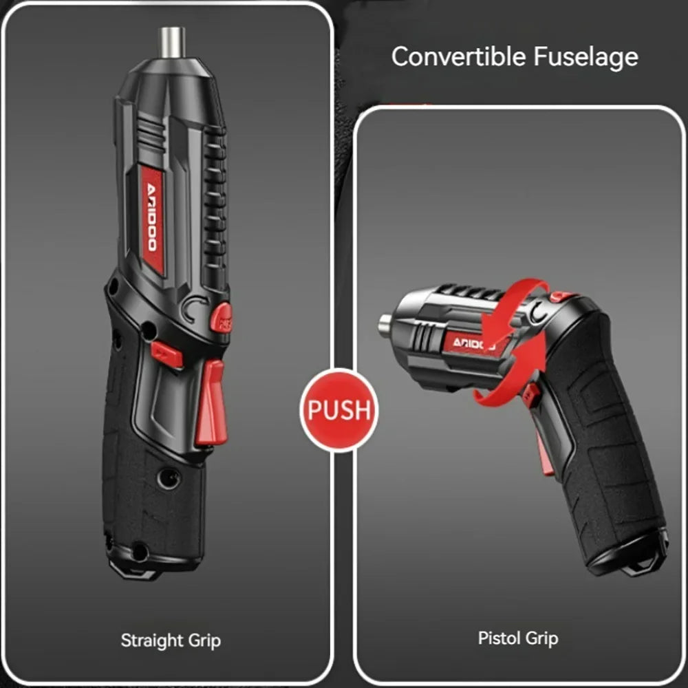 Tournevis Électrique Rechargeable 4.2V 6Nm — Compact, Puissant, Batterie 1300mAh Longue Durée