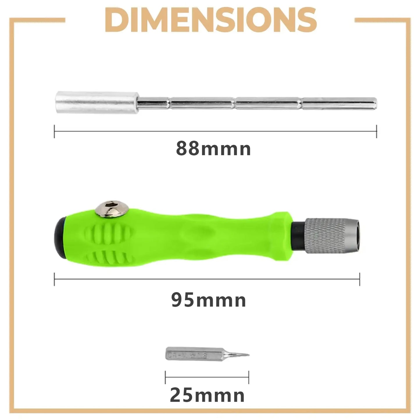 Präzisions-Schraubendreher-Set 32-in-1 – magnetische Bits