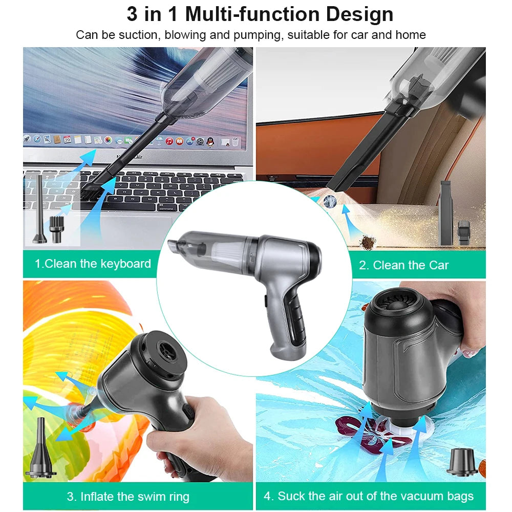 Cordless Car Vacuum Cleaner – 95000PA