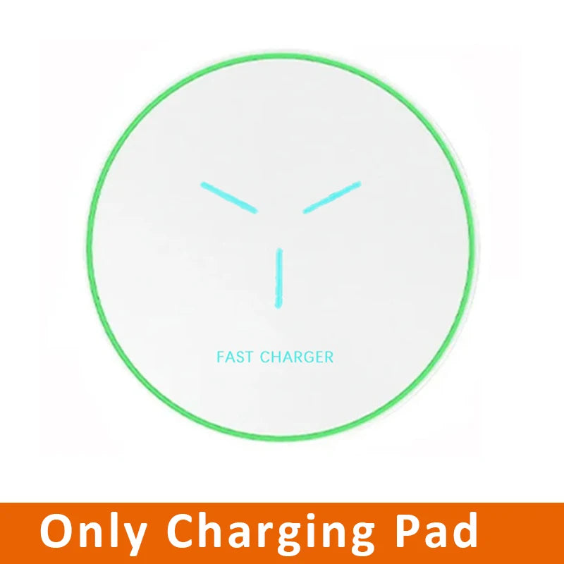 Chargeur Sans Fil à Induction 15W – Compatible iPhone & Samsung