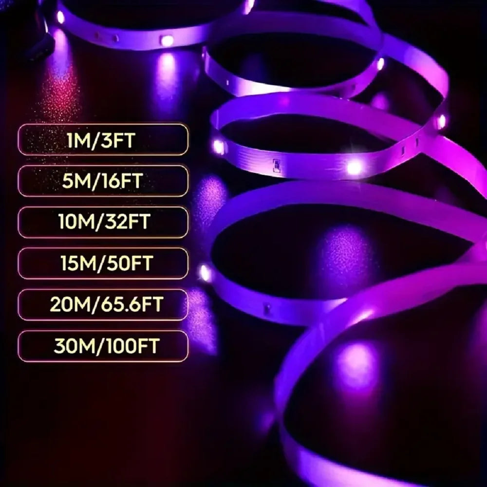 RGB Bluetooth 5050 LED Strip – 10m to 30m