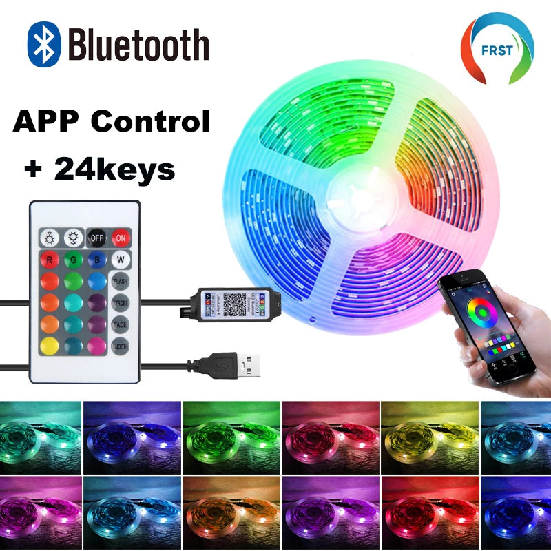RGB Bluetooth 5050 LED Strip – 10m to 30m