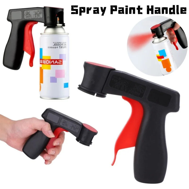 Adaptateur Pistolet Aérosol Universel — Poignée Gâchette pour Bombe de Peinture et Entretien Carrosserie
