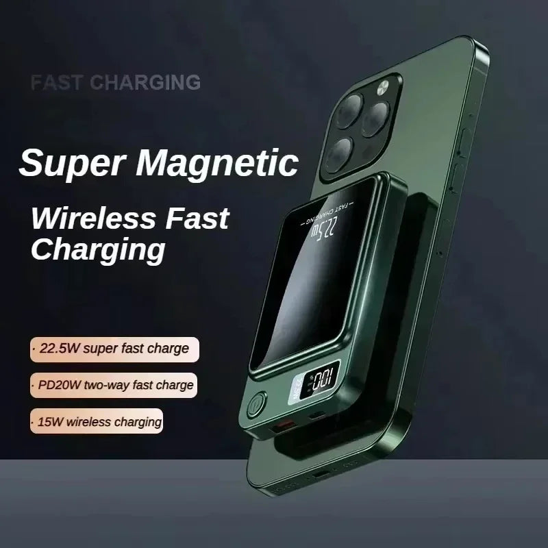 Batterie Externe Portable 20000mAh – Charge Rapide USB-C & iPhone