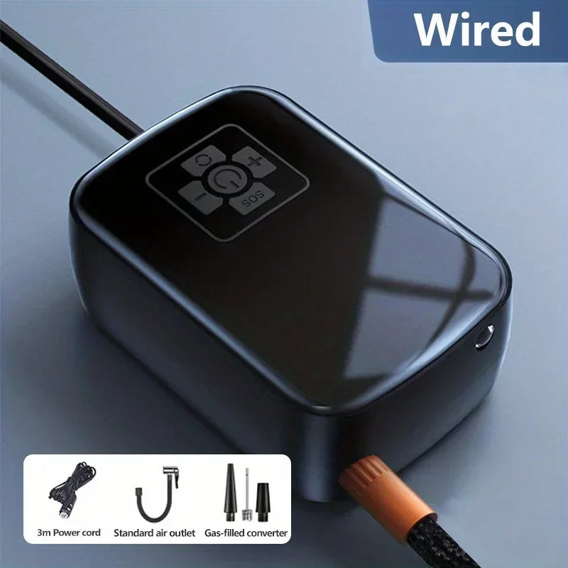Compresseur d'Air Portable Rechargeable – Gonfleur Pneu Voiture & Vélo