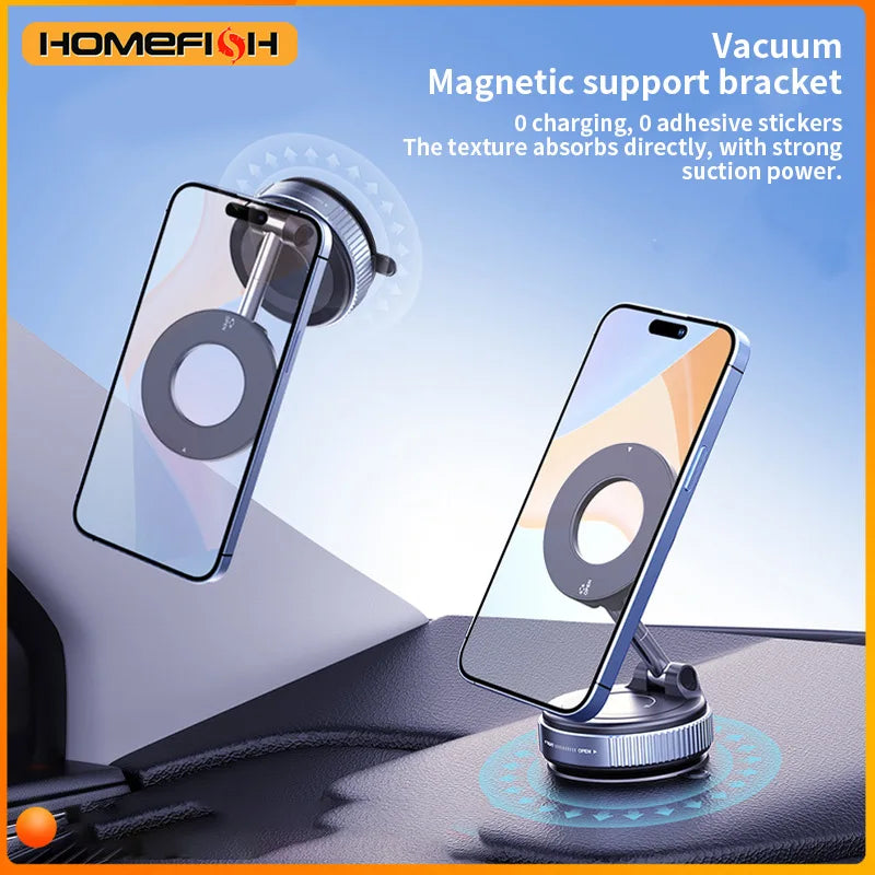 Support Téléphone Magnétique Voiture — Rotation 3 Axes, Fixation Universelle Multi-Supports
