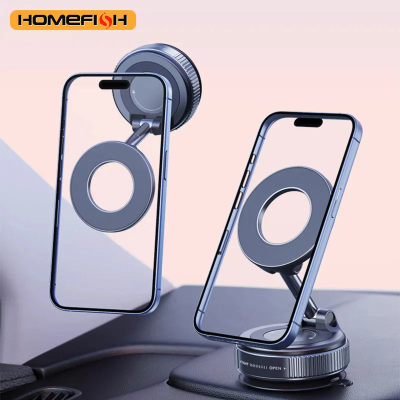 Support Téléphone Magnétique Voiture — Rotation 3 Axes, Fixation Universelle Multi-Supports