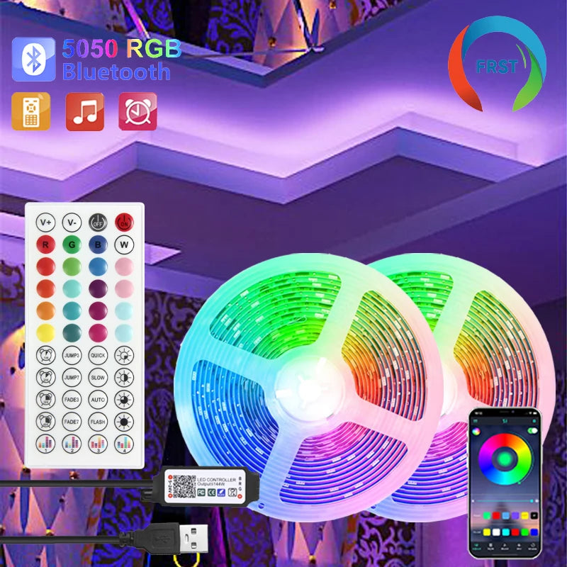 RGB Bluetooth 5050 LED Strip – 10m to 30m