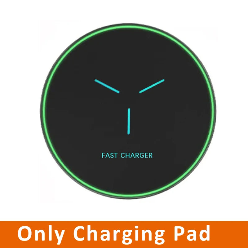 Chargeur Sans Fil à Induction 15W – Compatible iPhone & Samsung