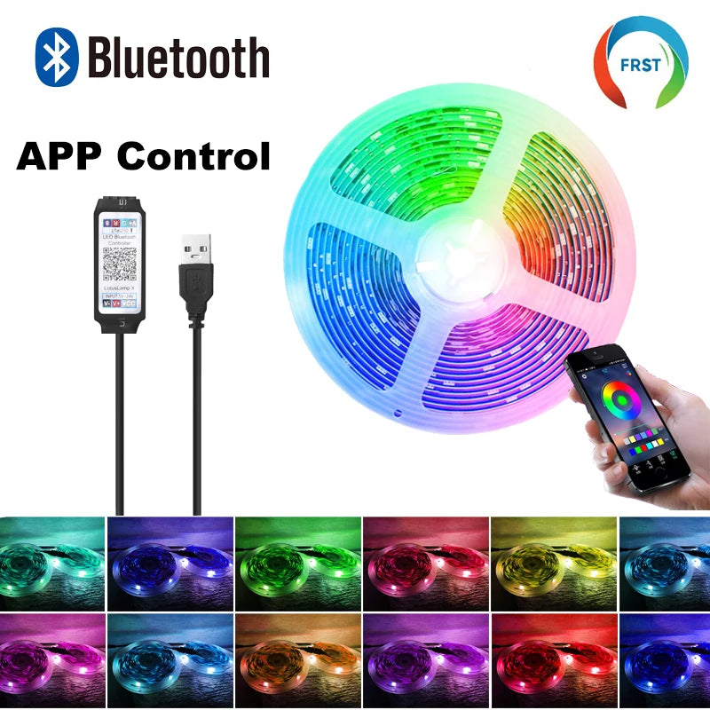 RGB Bluetooth 5050 LED Strip – 10m to 30m