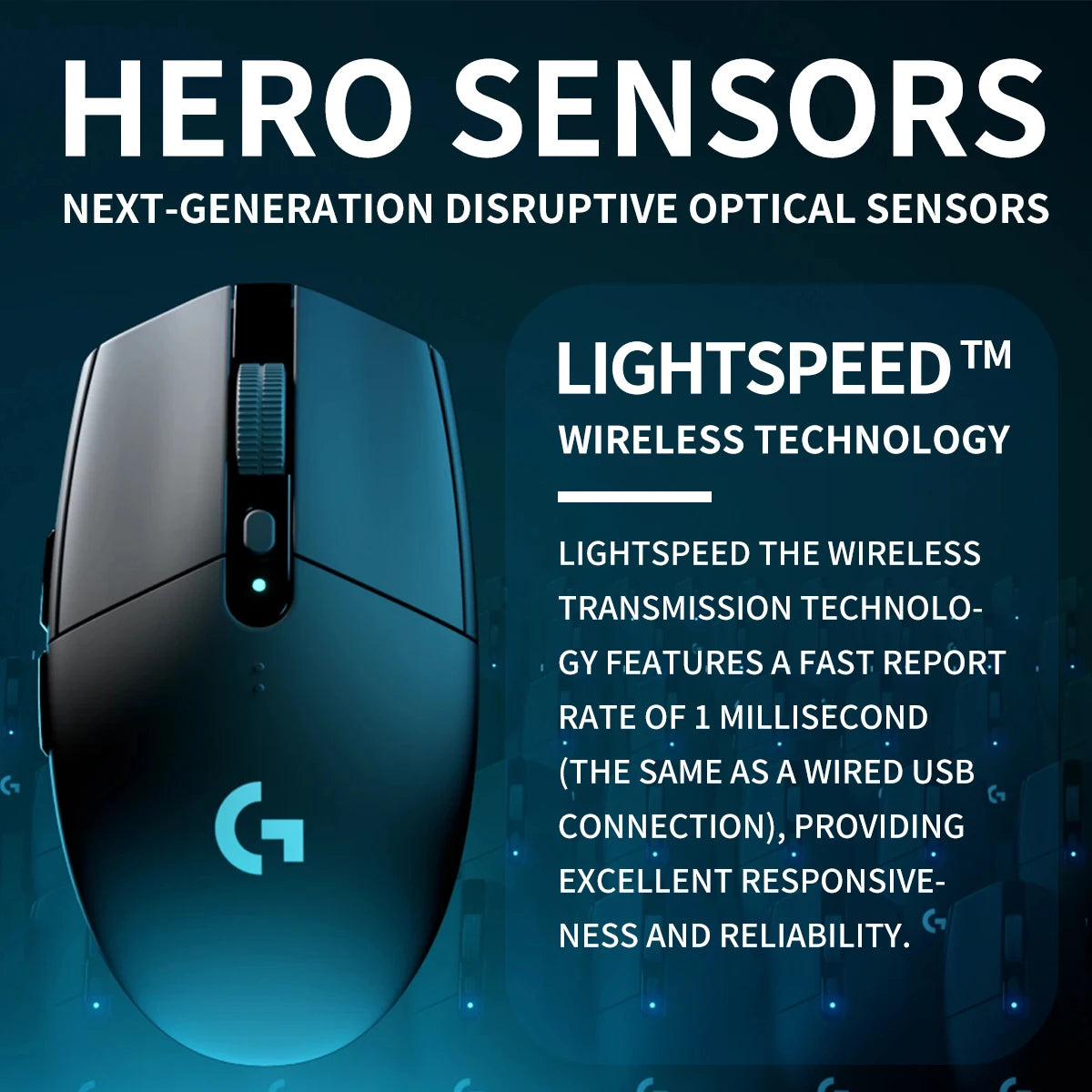 Logitech G304 - Dual Mode Wireless Gaming Mouse