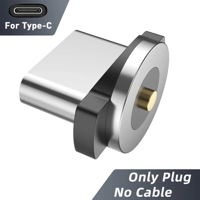 Cable Magnétique LED 3-en-1 – USB-C, Lightning & Micro-USB